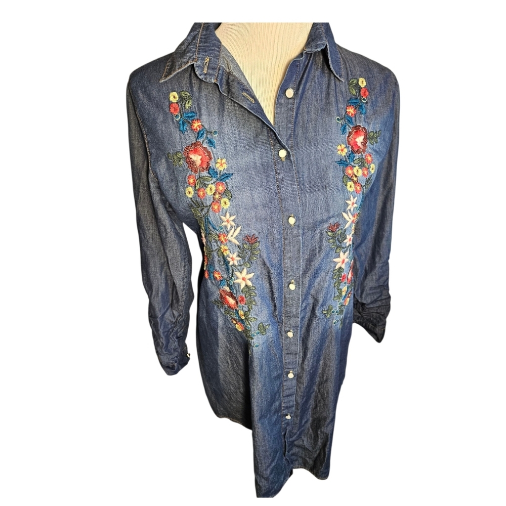 CG Embroidered Denim Shirt SIZE XL